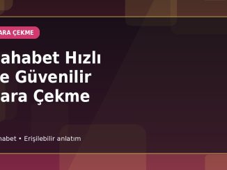 Sahabet Hızlı ve Güvenilir Para Çekme kapak görseli