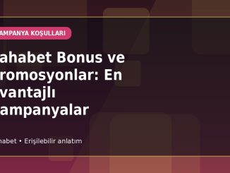 Sahabet Bonus ve Promosyonlar: En Avantajlı Kampanyalar kapak görseli