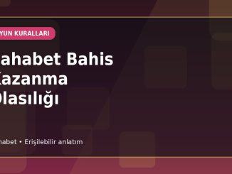 Sahabet Bahis Kazanma Olasılığı kapak görseli